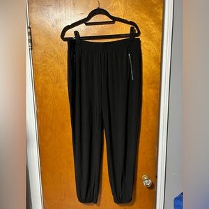 Chico’s Black Dressy Joggers Size 2
